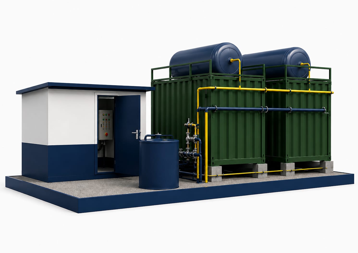 Containerized Bio-Gas Plant
