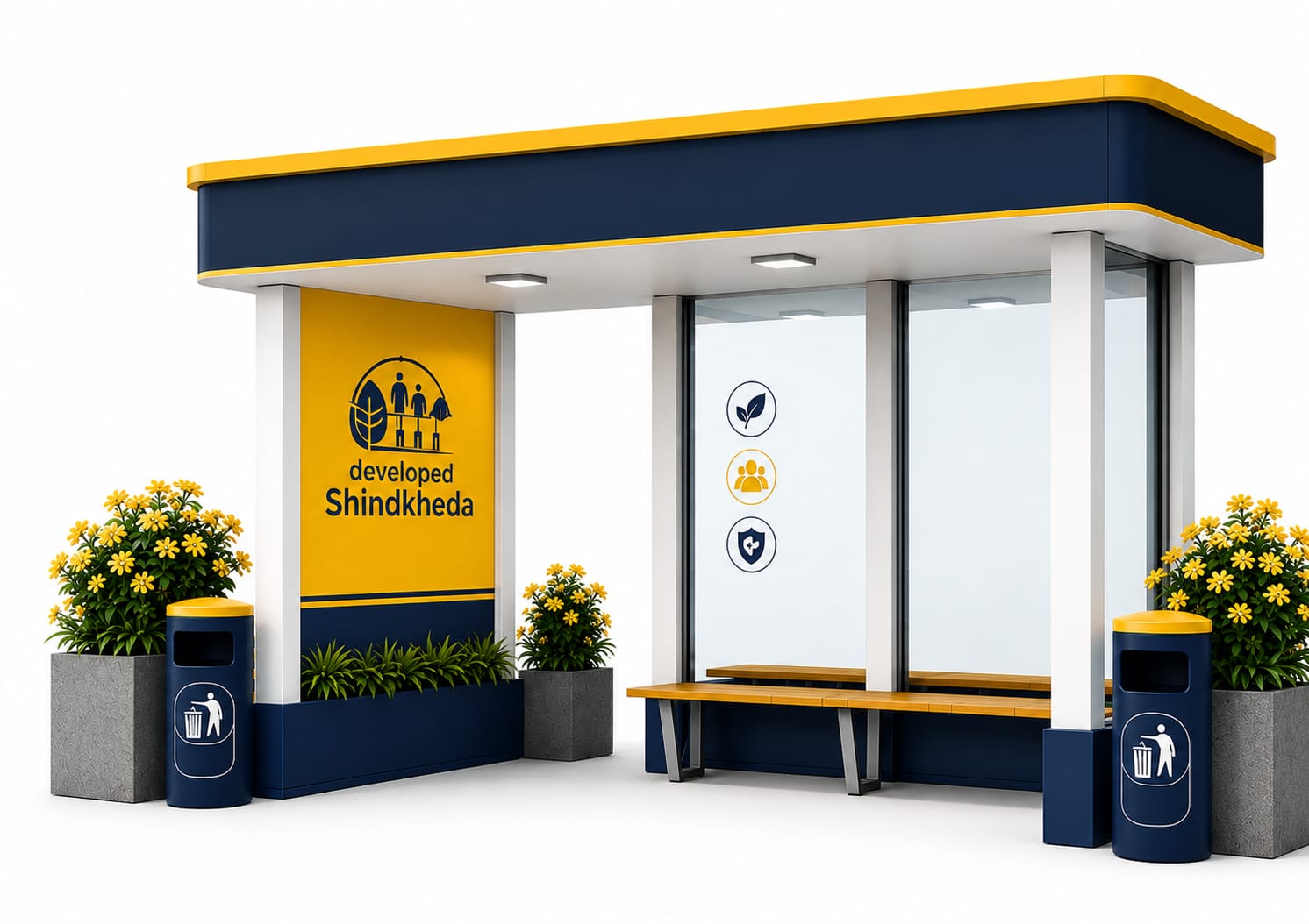 Smart Solar Bus Stop